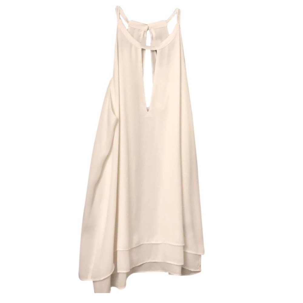 Banana Republic White Tank/Cami Size 10 (M)